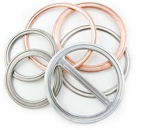 metalized fabric gaskets|solid flat metal gasket.